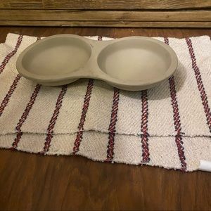 Pampered Chef Stoneware Microwave Egg Cooker Pet Bowl